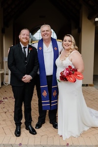 Wedding ceremony by Dr. Gerrit Rademeyer in Clarkson