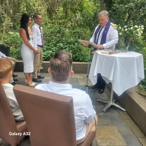 Wedding ceremony by Dr. Gerrit Rademeyer in Clarkson