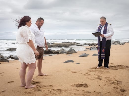 Wedding ceremony by Dr. Gerrit Rademeyer in Clarkson