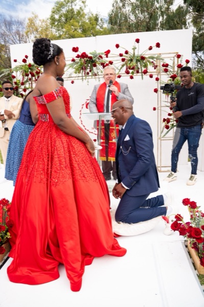 Wedding ceremony by Dr. Gerrit Rademeyer in Clarkson